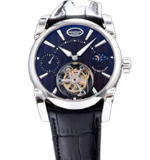 Parmigiani Fleurier Tonda 帕瑪強(qiáng)尼Tourbillon系列藍(lán)/黑盤星月相陀飛輪手表