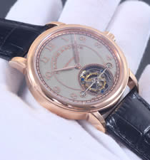 朗格A.Lange&Sohne 1815系列 玫瑰金表殼 銀灰色字面 手動(dòng)陀飛輪