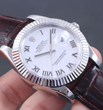 【精品】ROLEX勞力士日志型系列 自動機(jī)械男表白盤