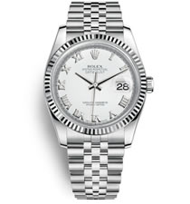 勞力士Rolex日志型系列DateJust 116234-0089機(jī)械男表（白色面）