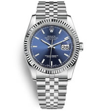 勞力士Rolex日志型系列DateJust 116234-0139機械男表（藍色面）