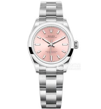 ROLEX勞力士日志型系列m277200-0004粉盤(pán)31毫米女士機(jī)械腕表