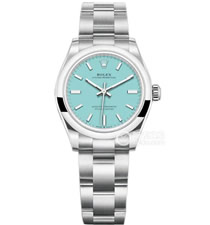 ROLEX勞力士日志型系列m277200-0007冰藍(lán)盤(pán)31毫米女士機(jī)械腕表